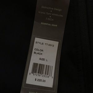 Tumi Jackets & Coats - Tumi T-Tech Black Jacket Sz L NEW Tumi Jackets & Coats - Tumi T-Tech Black Jacket Sz L NEW